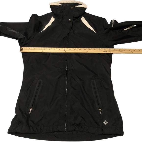 Columbia Black and White Omni-Tech Interchange Jacket Size XS Bugaboo - Picture 6 of 13